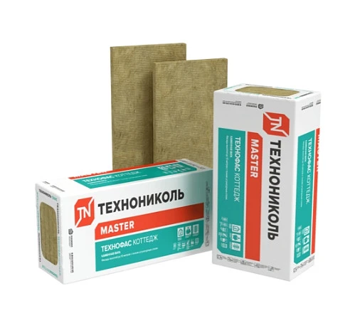 Утеплитель ТехноНиколь каменная вата ТЕХНОФАС КОТТЕДЖ 1200*600*100 (3 плиты) купить в Якутске