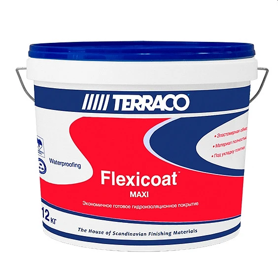 Гидроизоляционная мастика Flexicoat Maxi 12кг купить в Якутске