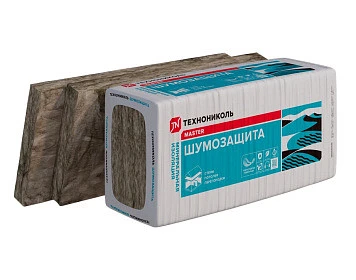 Звукоизоляция минеральная вата ТехноНиколь Шумозащита PN 36 1200*610*100 (5 плит, 0.366м3, 3.66м2)