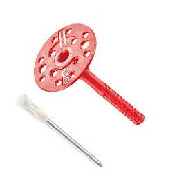 Дюбель для теплоизоляции 10Lх200 мм IZL-T (метал. гвоздь с увеличенной термоголовкой)