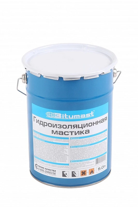 Мастика гидроизоляционная Bitumast 5 л купить в Якутске