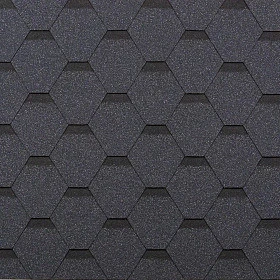 Гибкая черепица Шинглас (Shinglas) Ультра Самба Шунгит, 3 м2