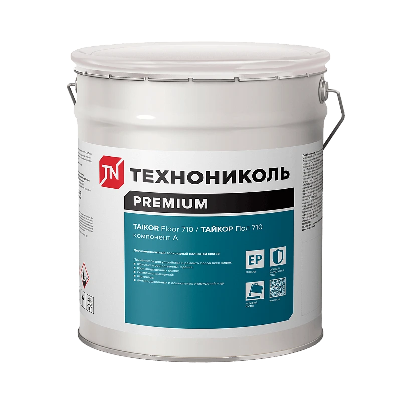 TAIKOR Floor 710. Двухкомпонентный эпоксидный наливной состав. RAL 7004. Компонент А (20 кг) купить в Якутске